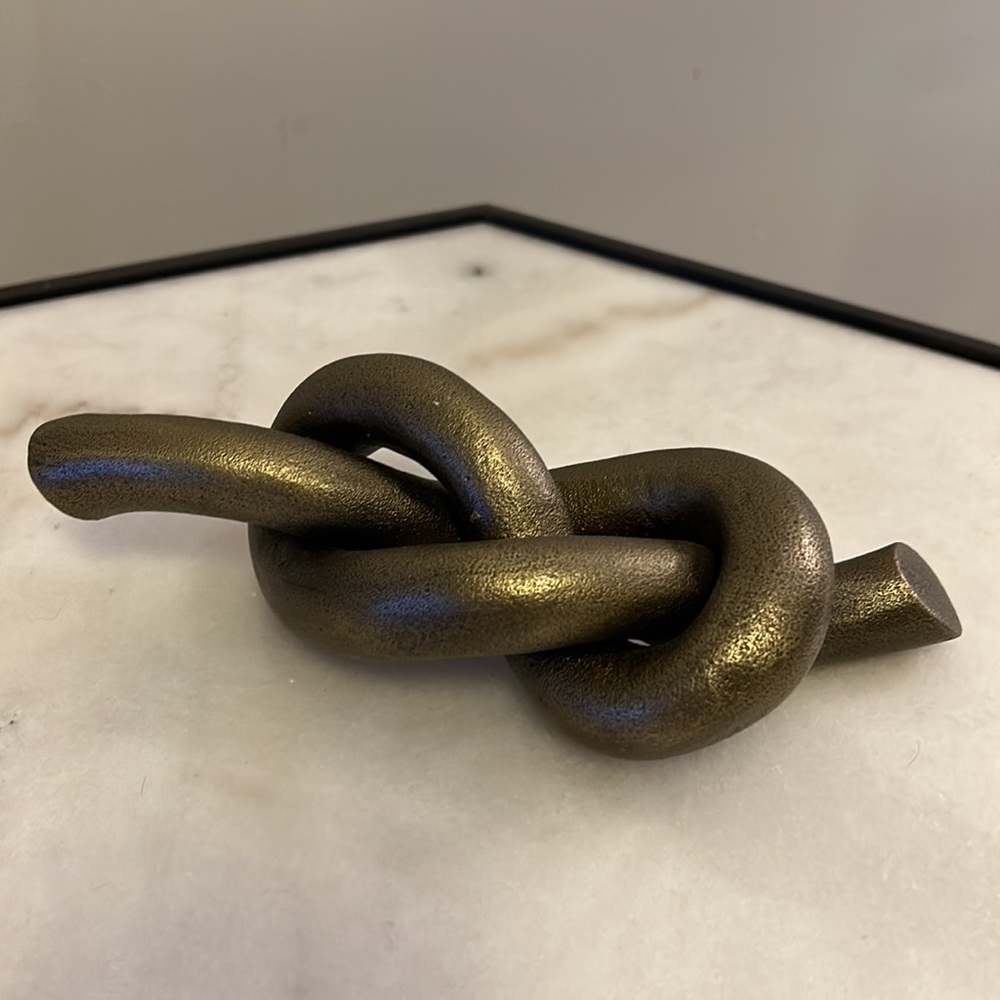Target Studio McGee Threshold Decorative Metal Knot Figurine Home Decor